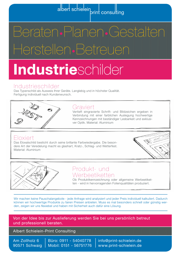 AlbertSchieleinNotizbuch4IndustrieschilderA4hochCoatedFogra27